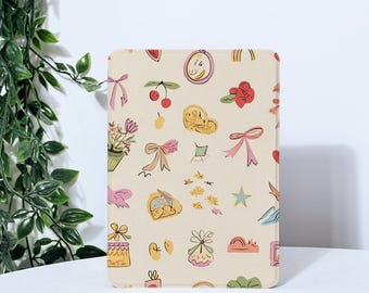 Cute Bow Cherry Kindle Case For Paperwhite 1/2/3/4, Kindle 2019/2022, Kindle 10th 11th Gen, Kindle Paperwhite Cover, Paperwhite 2021 Case