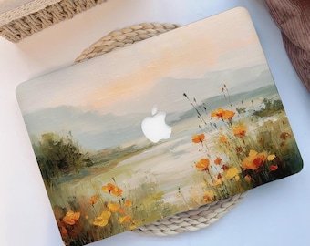 Oil Painting Art Hard Laptop Case for MacBook Air 11 Air 13/15 M1/M2, MacBook Pro 13/14/16, Air 13 A3240 Air 15 A3241 MacBook 2024 2025