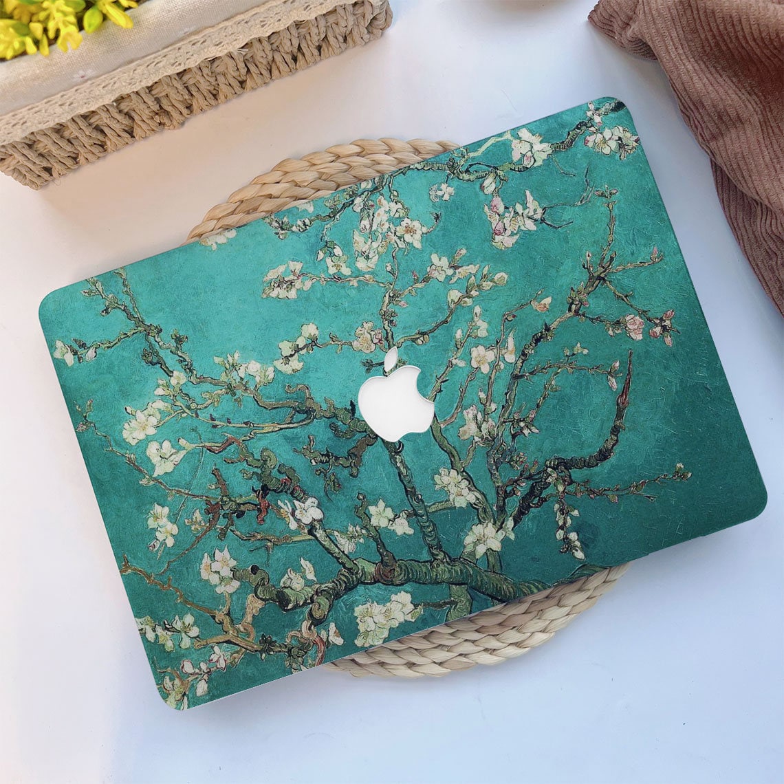Van Gogh Apricot Blossom MacBook Case for MacBook Air 2020 Case, MacBook Air 13, 11 Inch, MacBook Pro 13/15/16 inch, Retina Air MacBook 2021