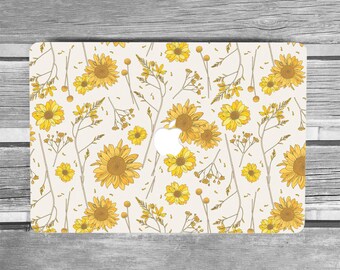 macbook air sunflower case