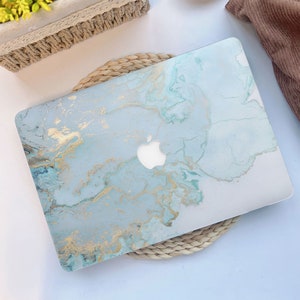 Blue Marble Stone MacBook Case for MacBook Air 2020 Case, MacBook Air 13, 11 Inch, MacBook Pro 13/15/16 inch, Retina Air MacBook 2021