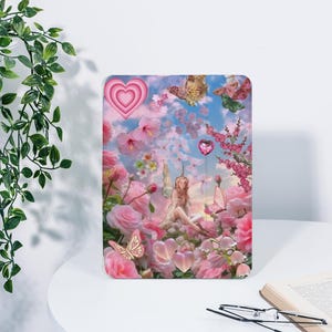 Pink Flower Fairy iPad Case For iPad 9.7&quot; 10.2&quot; 10.9&quot; 12.9&quot; iPad Air 5 4 3 2 iPad mini 6 5 4 Pro 11 inch iPad 2024 2023 2022 iPad Cover
