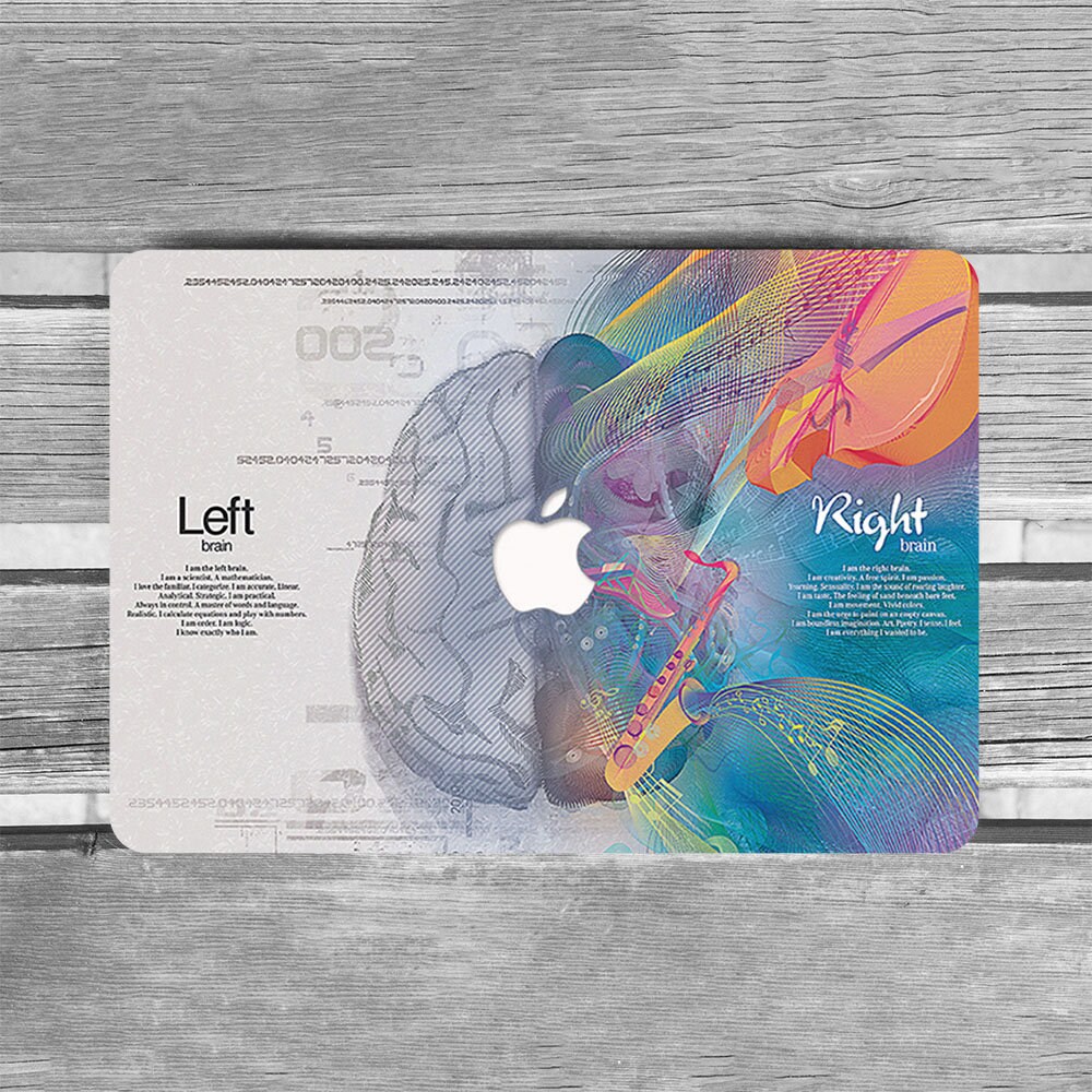 Science Brain Left Right Macbook Case for Macbook Air 2020 | Etsy