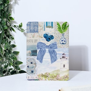 Custodia con fiocco e collage per Kindle Paperwhite 1/2/3/4, Kindle 2019/2022, Kindle 10a e 11a generazione, custodia per Kindle Paperwhite, custodia per Paperwhite