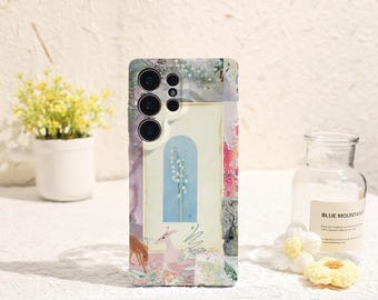 Artistic Collage Samsung Phone Case Phone Case for Samsung Galaxy S25 S24 S23 S22 Plus Ultra Galaxy S Phone Case Galaxy A Phone Case
