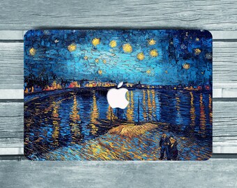 starry night macbook case