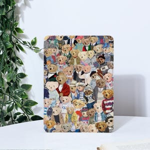 Funda Kindle con diseño de oso de dibujos animados para Paperwhite 1/2/3/4, Kindle 2019/2022, Kindle 10.ª y 11.ª generación, funda para Kindle Paperwhite, funda para Paperwhite 2021