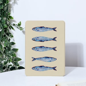 Blue Fish Art Kobo/Kindle Paperwhite 12th Case,Paperwhite 11th 6.8&quot; 10th 6&quot; Cover,All New Kindle Colorsoft,Kindle 2024,Kindle Case