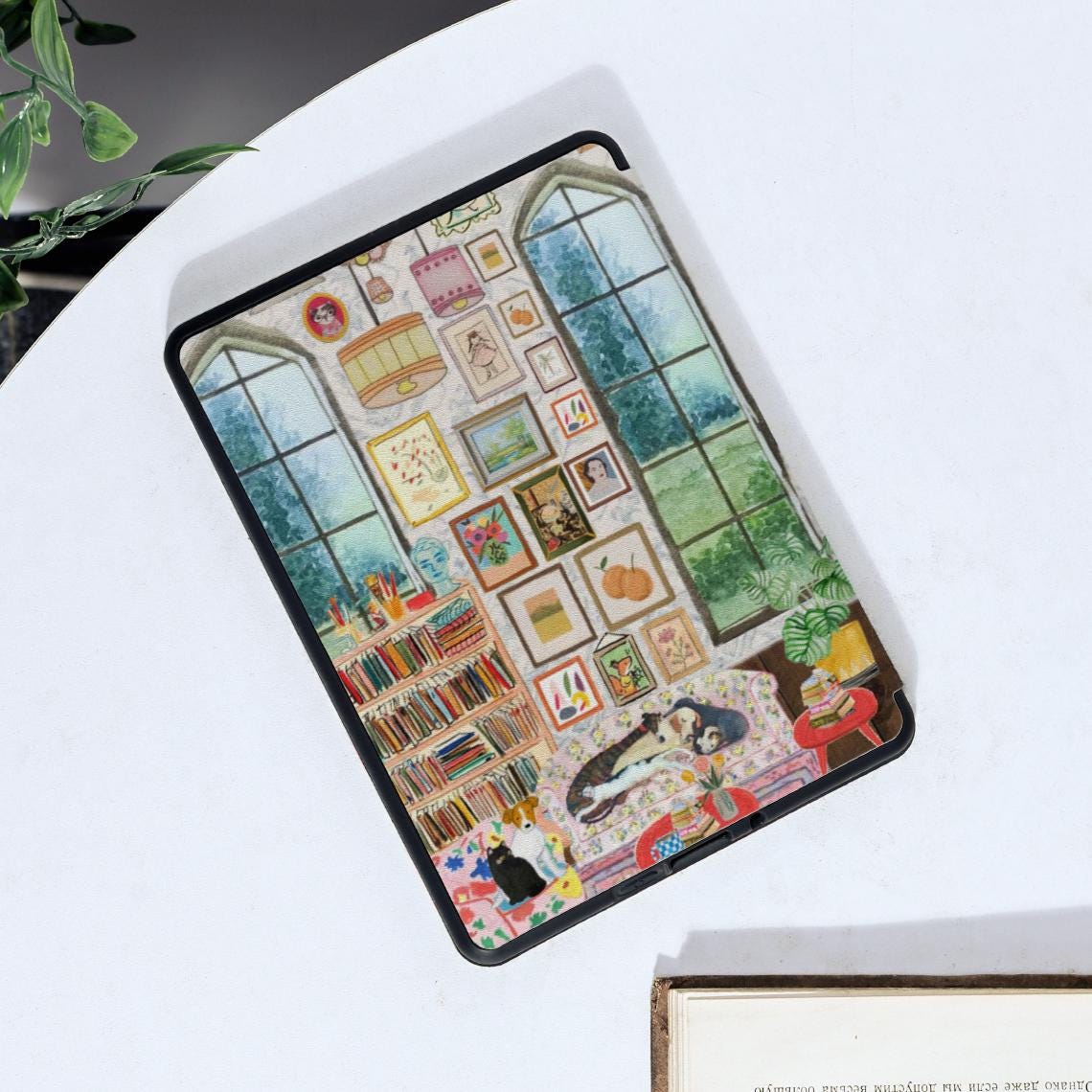 Cute Cartoon Animal Kindle Case For Paperwhite 1/2/3/4, Kindle 2019/2022, Kindle 10th 11th Gen, Kindle Paperwhite Cover,Paperwhite 2021 Case