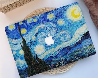 Van Gogh Starry Night MacBook Case for MacBook Air 2020 Case, MacBook Air 13, 11 Inch, MacBook Pro 13/15/16 inch, Retina Air MacBook 2021