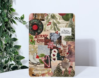 Custodia per Kindle Paperwhite 1/2/3/4 con collage di Natale, Kindle 2019/2022, Kindle 10a e 11a generazione, custodia per Kindle Paperwhite, custodia per Paperwhite