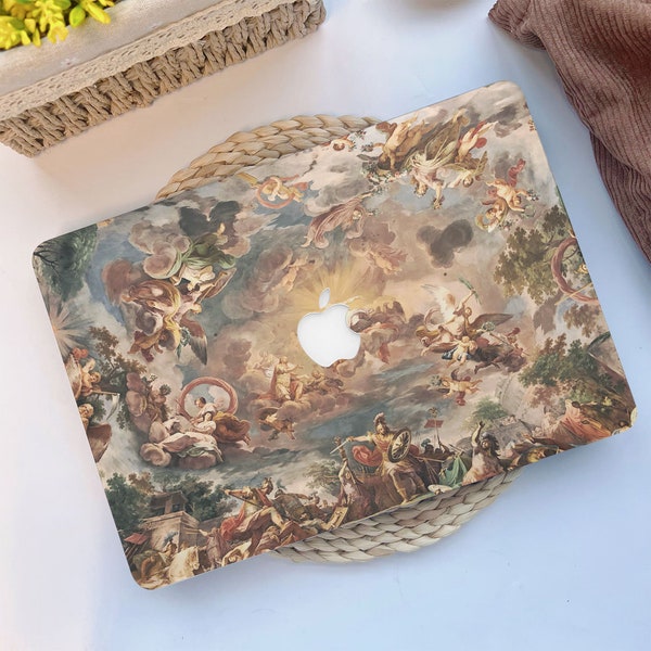 Art vintage Renaissance pour MacBook, étui pour MacBook Air 2020, étui pour MacBook Air 13, MacBook Pro 13/15/16 pouces, étui pour ordinateur portable Retina Air 15