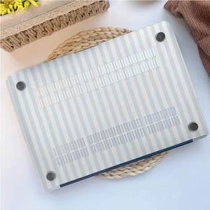 Blue Stripe Hard Laptop Case for MacBook Air 11 Air 13/15 M1/M2, MacBook Pro 13/14/16, Air 13 A3240 Air 15 A3241 MacBook 2024 2025 image 6