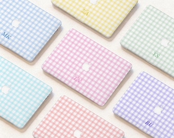 Custom plaid patterns MacBook Case for MacBook Air 11 Air 13/15 M1/M2 MacBook Pro 13/14/16 Air 13 A3240 Air 15 A3241 M4 MacBook Neo 2026 M5