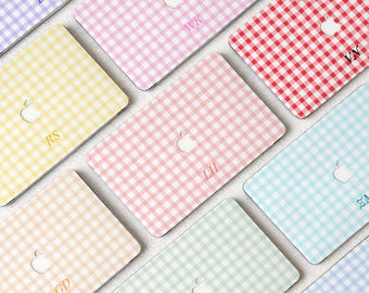 Gepersonaliseerde initialen MacBook Case voor MacBook Air 11 Air 13/15 M1/M2 MacBook Pro 13/14/16 Air 13 A3240 Air 15 A3241 MacBook Neo 2026 M5