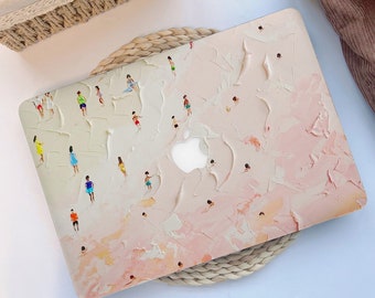 Pintura al óleo MacBook Caso Dibujo a mano Arte para MacBook Air 2020 Caso, MacBook Air 13 M1/ M2, Pro 13/15/16 pulgadas, Nuevo Air 15 MacBook Caso