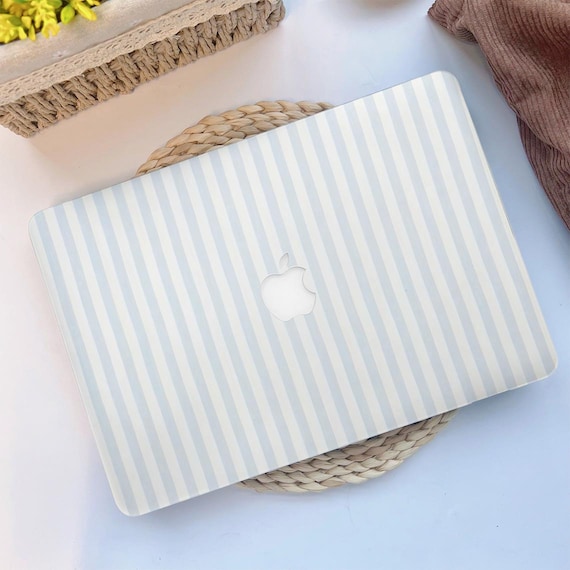 Blue Stripe Hard Laptop Case for MacBook Air 11 Air 13/15 M1/M2, MacBook Pro 13/14/16, Air 13 A3240 Air 15 A3241 MacBook 2024 2025