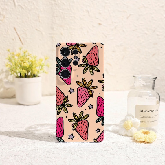 Strawberry Cute Phone Case for Samsung Galaxy S25 S24 S23 S22 Plus Ultra  Protective Cover for Samsung Galaxy S23FE S24FE Galaxy Phone Case - Etsy