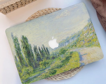 Funda para MacBook con diseño de pintura al óleo y camino rural, compatible con MacBook Air 13 M1/M2, MacBook Pro de 13/14/16 pulgadas, MacBook Air 15 A2941 Retina 2021.