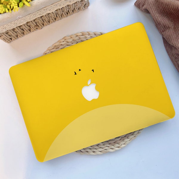 Custodia MacBook giallo brillante per custodia MacBook Air 2020, MacBook Air 13 M1/M2, MacBook Pro 13/14/16/15 pollici, copertura per laptop Retina Air 15 2023 M2