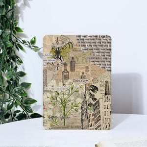 Custodia per Kindle con collage astratto retrò per Paperwhite 1/2/3/4, Kindle 2019/2022, Kindle 10a 11a generazione, custodia per Kindle Paperwhite, custodia per Paperwhite