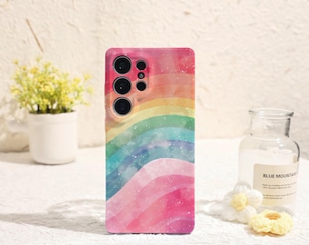 Colorful Waves Phone Case for Samsung Galaxy S25 S24 S23 S22 Plus Ultra Protective Cover for Samsung Galaxy S23FE S24FE Galaxy Phone Case