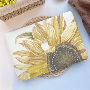 Sunflower Flower Floral MacBook Case for MacBook Air 2020 Case, MacBook Air 13, 11 Inch, MacBook Pro 13/15/16 inch, Retina Air MacBook 2021