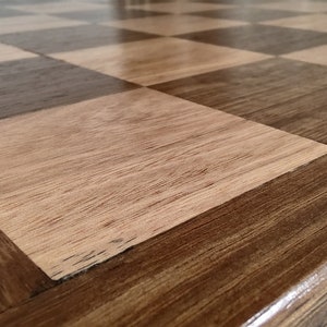 Handcrafted solid timber chessboard for tournaments chessboard for gifts chessboard for father's day