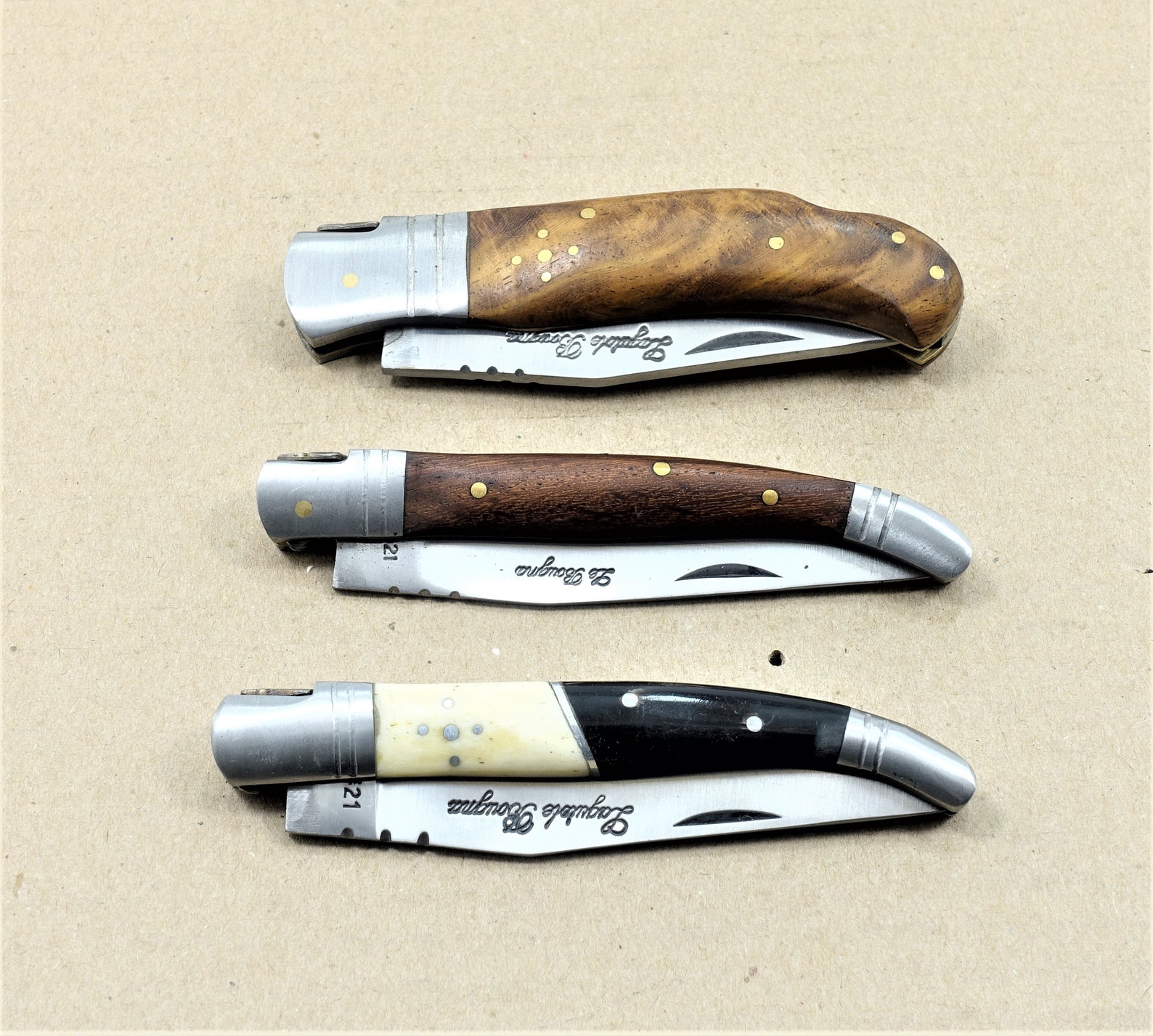 Lot of 3 LAGUIOLE Pocket Knife Etsy Canada