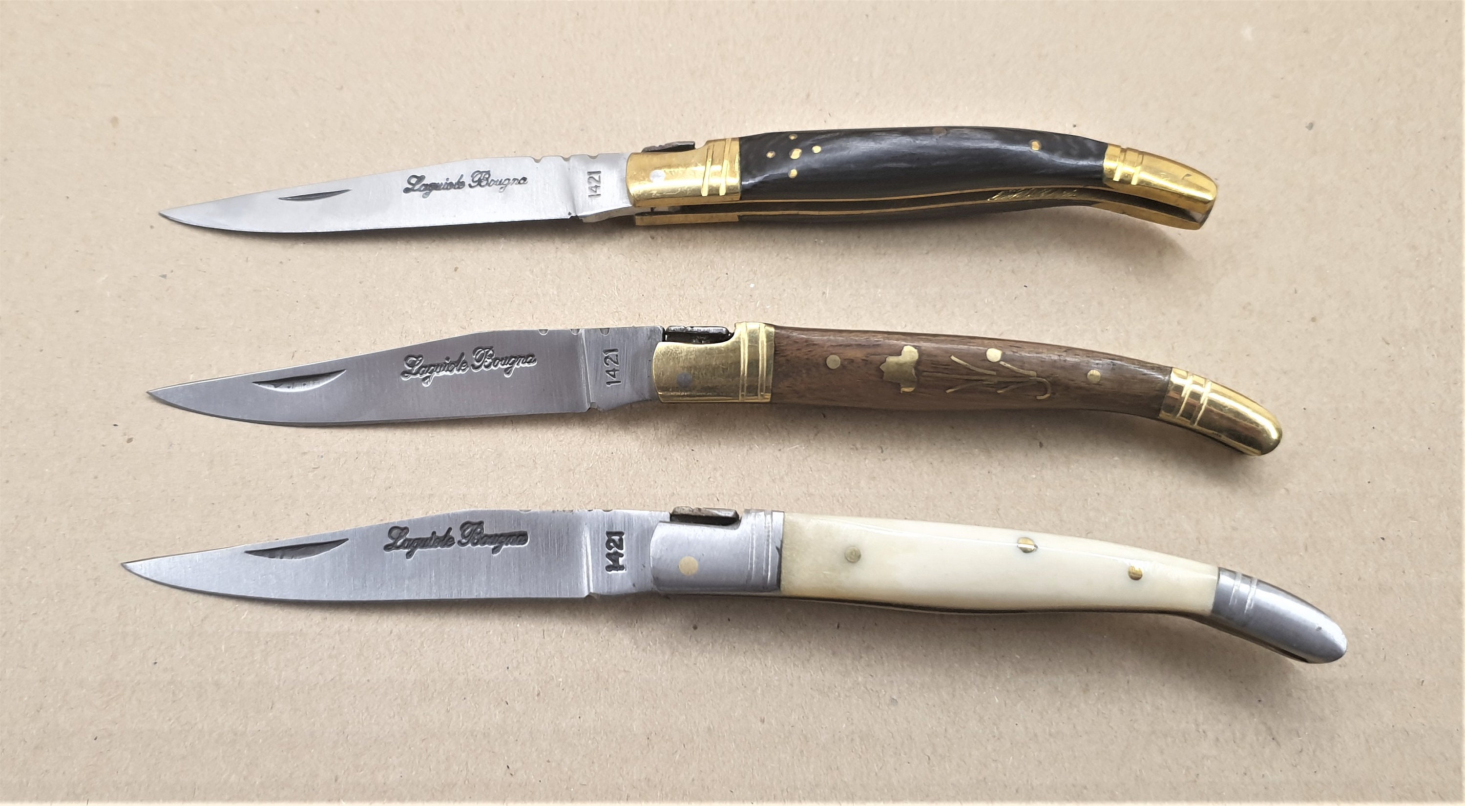 Lot of 3 LAGUIOLE pocket knife Etsy