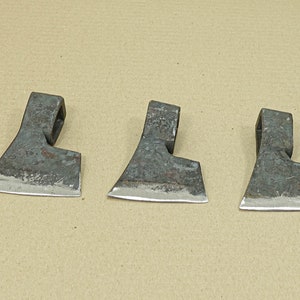 Lot of 3 - 0,6 LBS Small Camping Axe Hatchets Head Hunting Woodworking Forest Wood