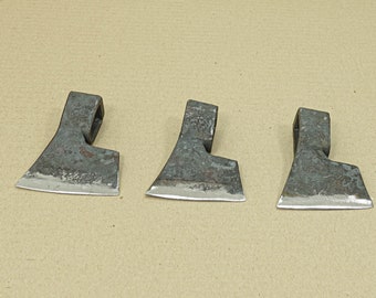 Lot of 3 - 0,6 LBS Small Camping Axe Hatchets Head Hunting Woodworking Forest Wood
