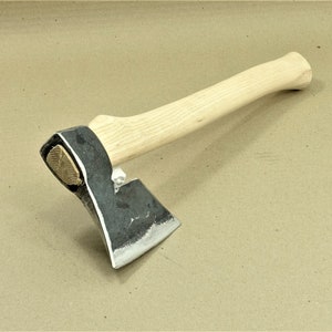 Camping Hatchet: Bushcraft Axe, Small Forest Splitting Tool