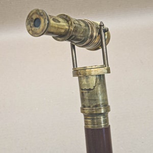 Walking stick for bird watching or hunting