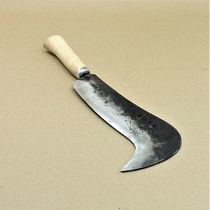Billhook brush axe hatchet hook slasher pruning copicing scythe forged