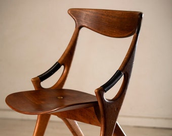 Teak chair model 17, Arne Hovmand Olsen for Mogens Kold, 1950s