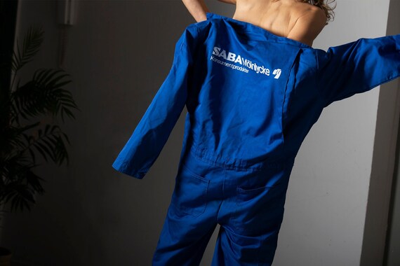 Blue workwear / Worker suit / Vintage suit / Overs
