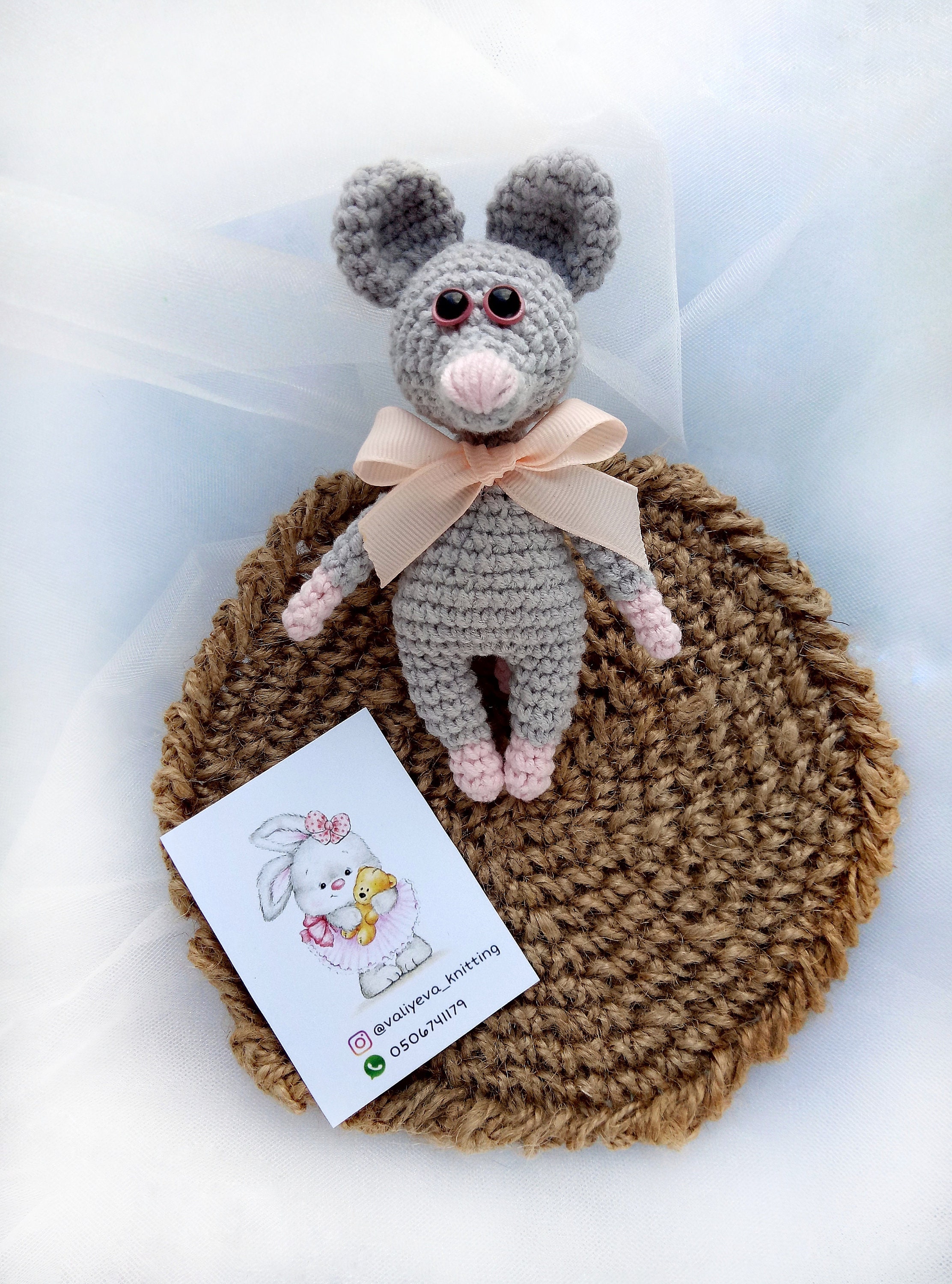 Symbole de Noel 2020 Souris tricotée Amigurumi jouet Enfants | Etsy