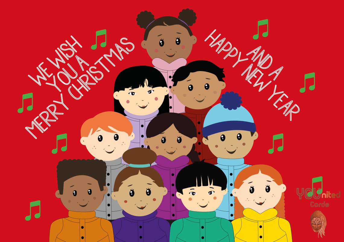 Festive Cards Pt1 Carol Singers