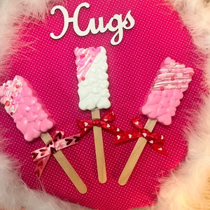 pk 12 PASTEL PINK Standard Cakesicle Sticks/Lolly Sticks - from £3.87