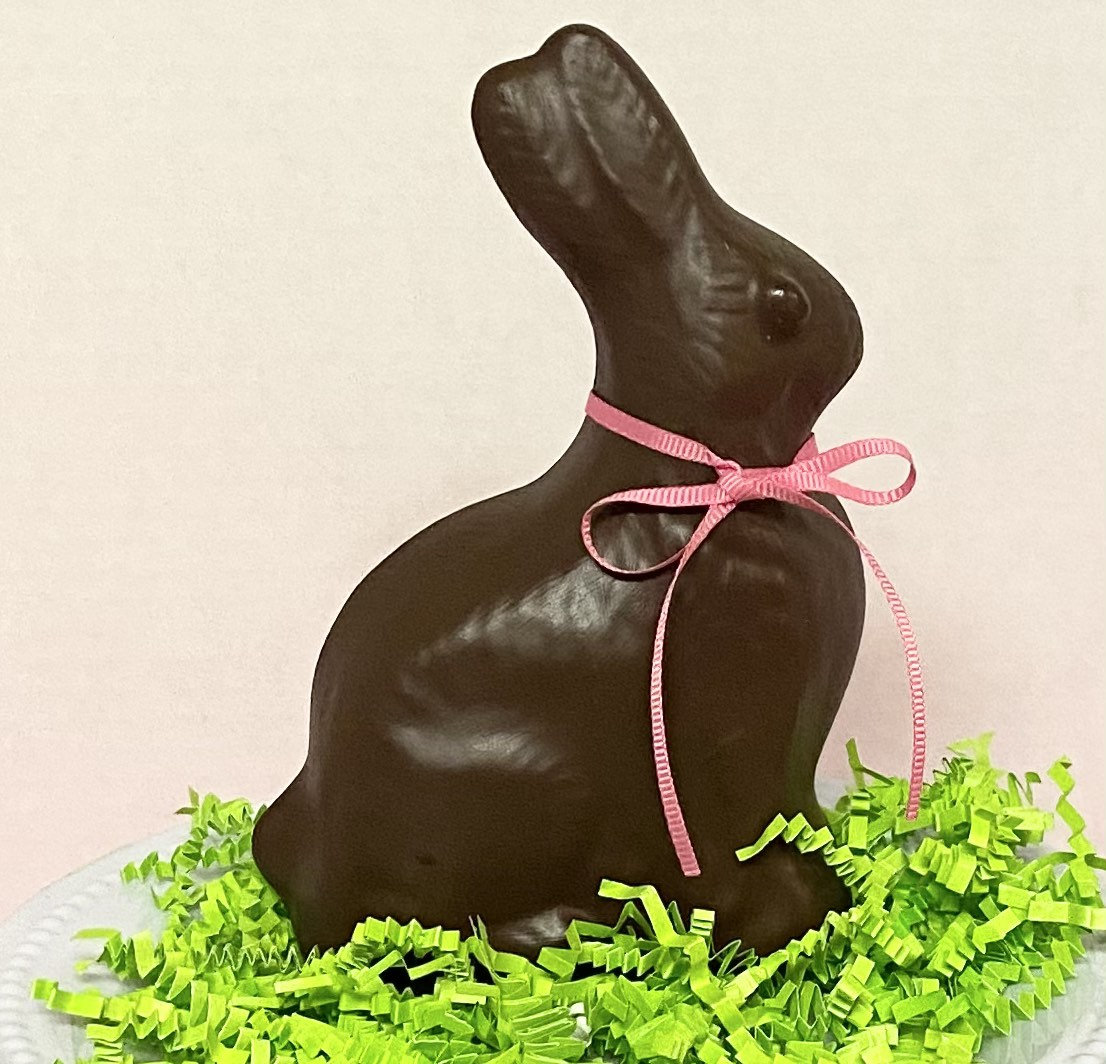 Fake Chocolate Bunny Easter Decor Fake Easter Chocolate Etsy