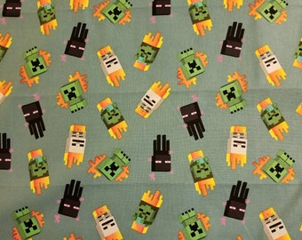 Minecraft Fabric Etsy - roblox fabric etsy