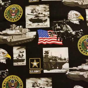 Army 100% cotton fabric fat quarter - half yard