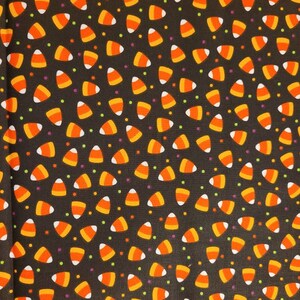 Candy corn 100% Cotton fabric fat quater - half yard - full yard