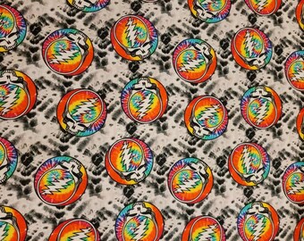 Grateful Dead Fabric Etsy