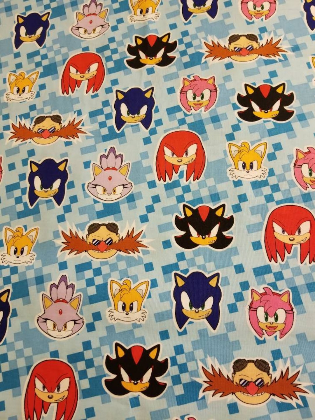 Sonic the hedgehog fabric deals