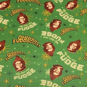 A Christmas story 100% cotton fabric Fatquarter- half yard- full yard