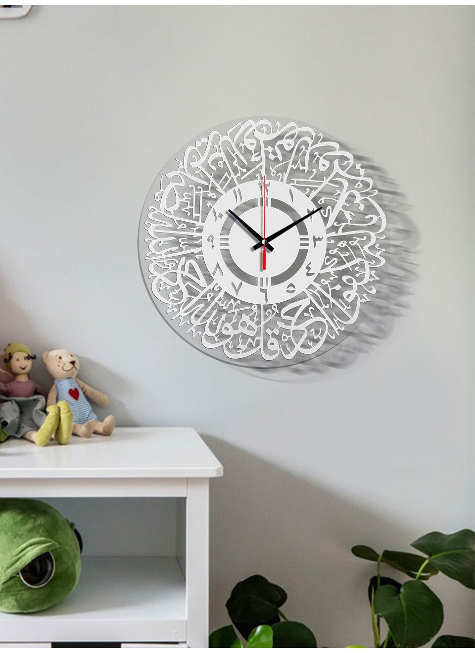 Islamic Wall Clock / Islamic Wall Art / Islamic Decal / Etsy UK