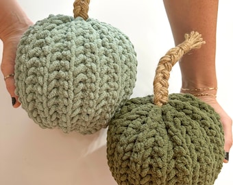 Crochet Pumpkins, Fall Decor, Pumpkin Decor, Farmhouse Decor, Pumpkins, Handmade Pumpkins