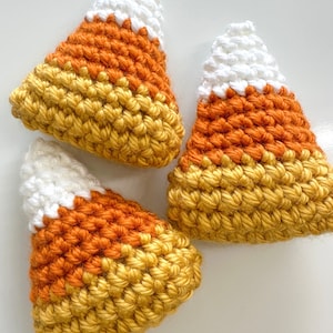 Crochet Candy Corn, Candy Corn, Fall Decor, Halloween Decor